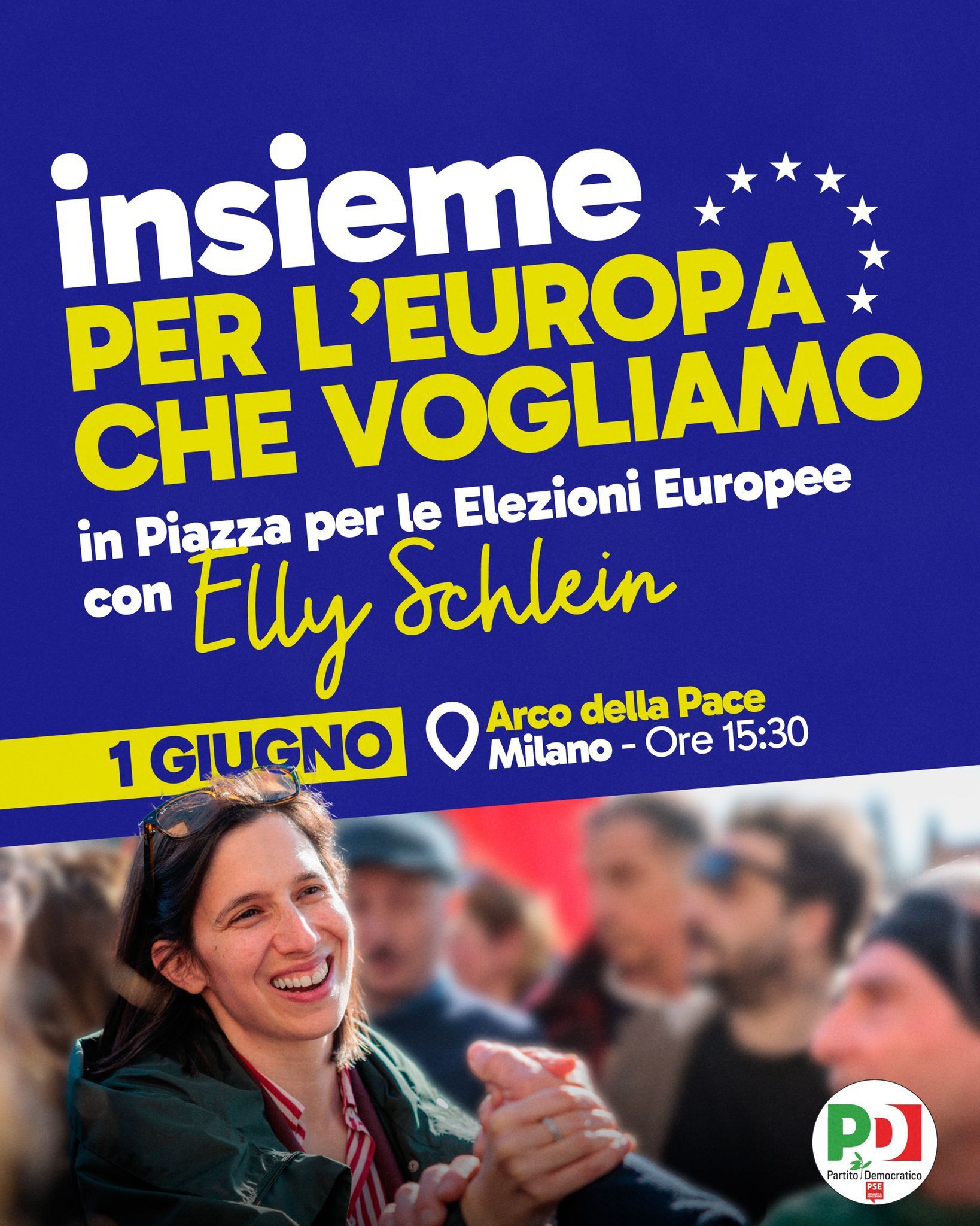 Elly Schlein a Milano