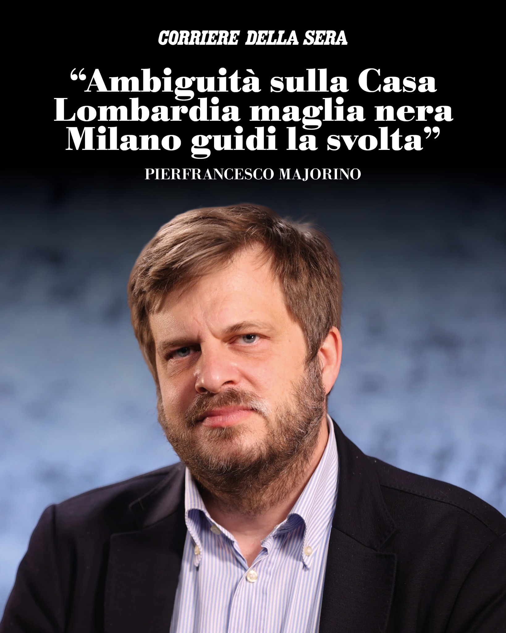 “Milano guidi la svolta nelle politiche per la casa”, intervista al Corriere