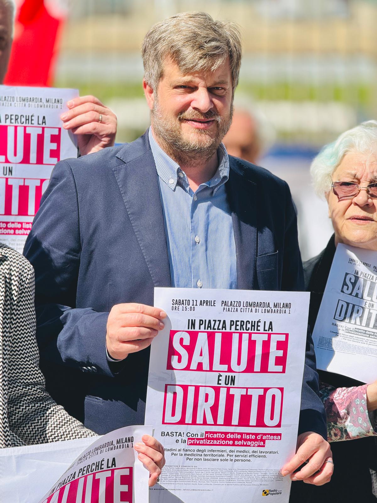 La salute è un diritto. In piazza sabato 11 aprile